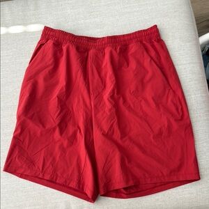 lululemon athletica Red Athletic Shorts 7in inseam